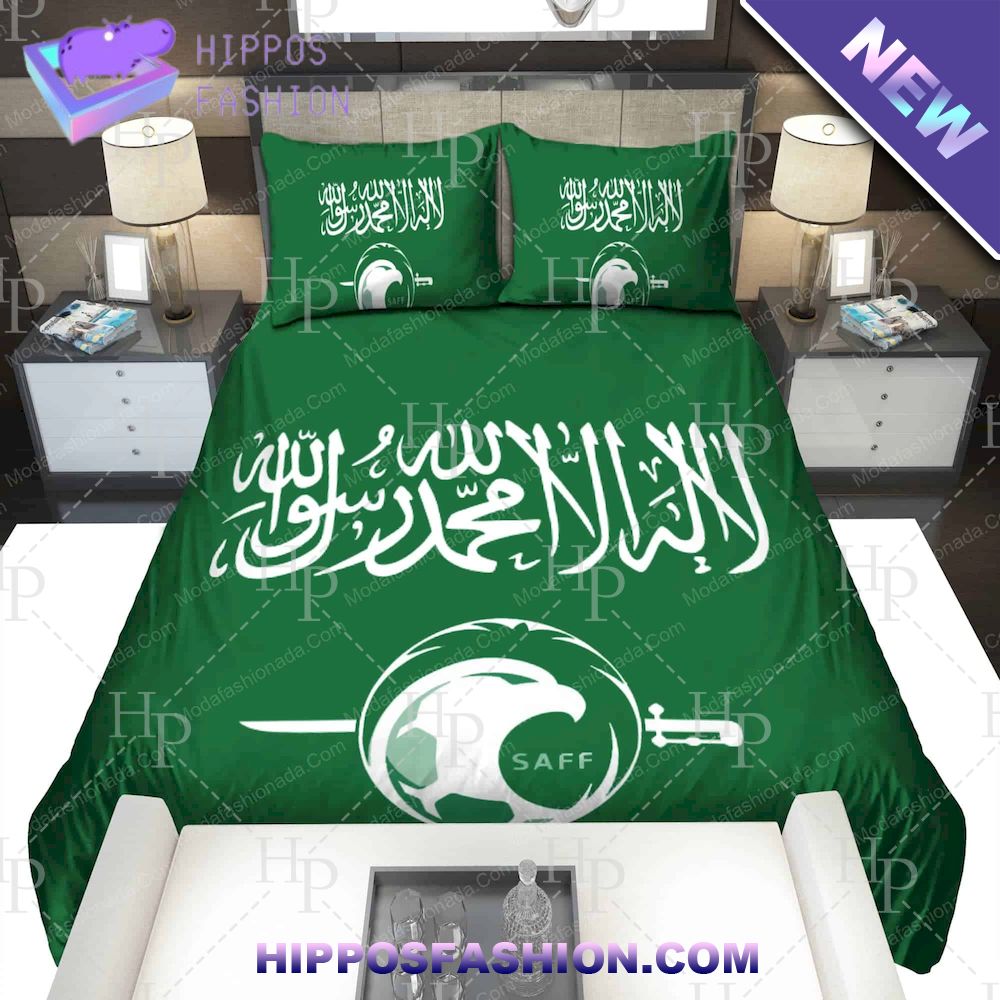 Logo Saudi Arabia National Football Team Bedding Sets