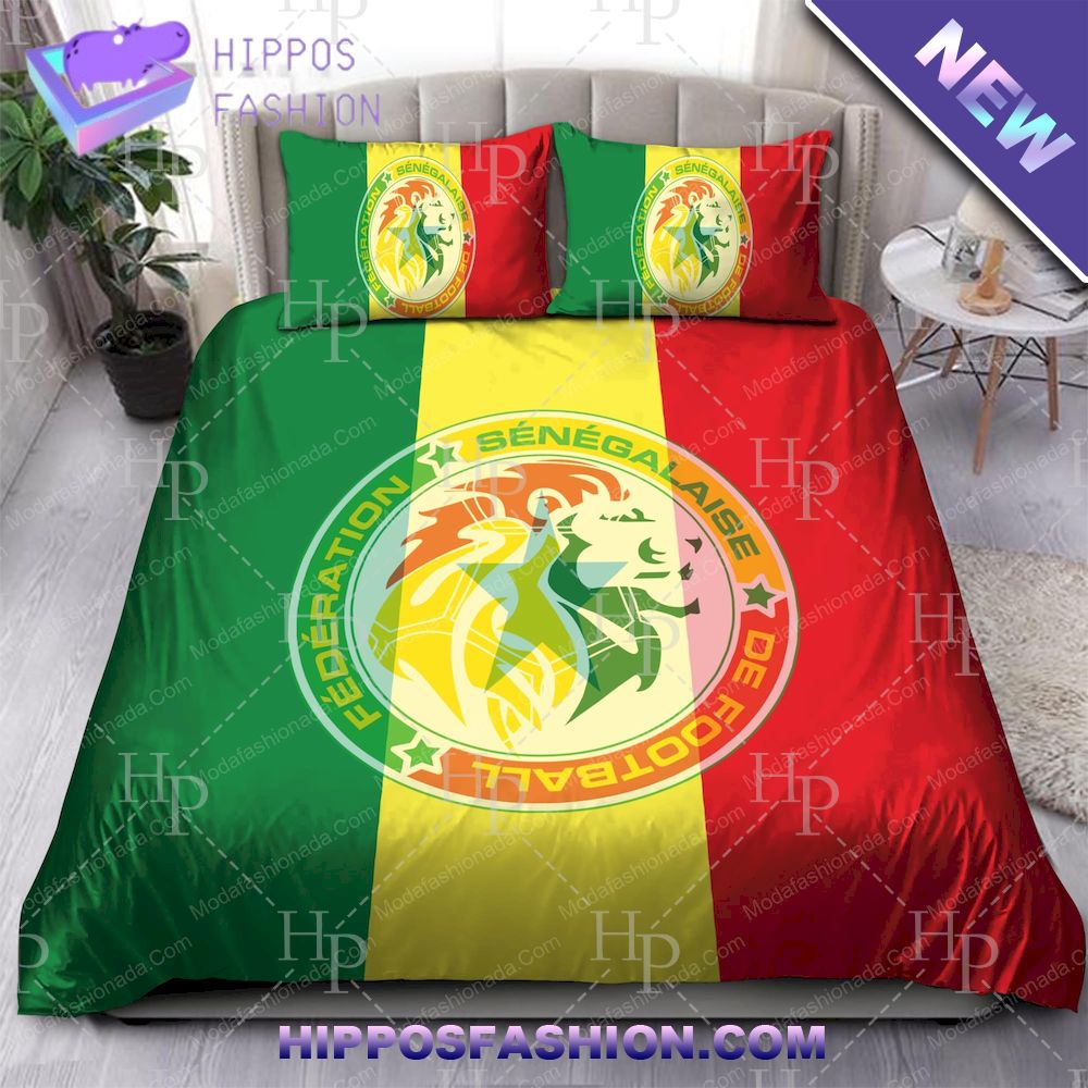Logo Senegal National Football Team Bedding Sets