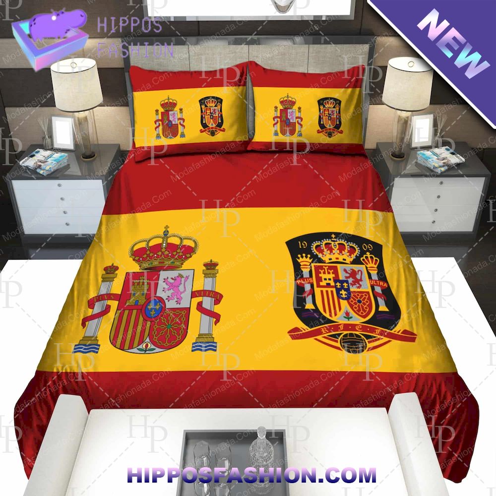 Logo Spain National Football Team Bedding Sets