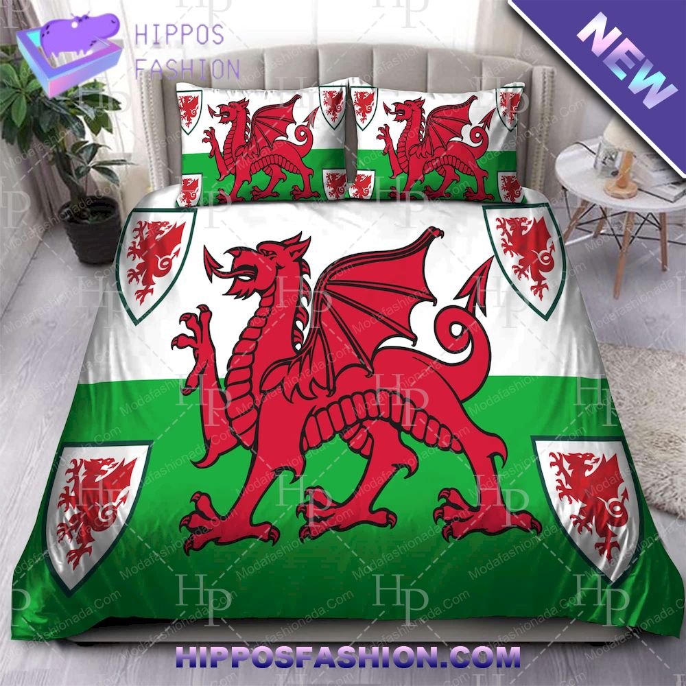 Logo Wales National Football Team Bedding Sets