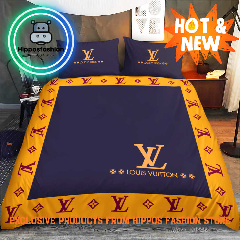 Louis Vuitton Luxury Bedding Set Home Decor