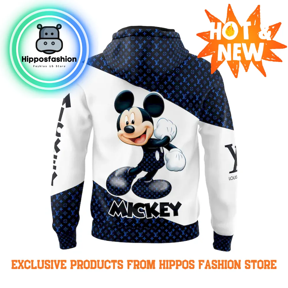 NEW Louis Vuitton Mickey Mouse Luxury Brand Full Logo 3D T-Shirt POD Design
