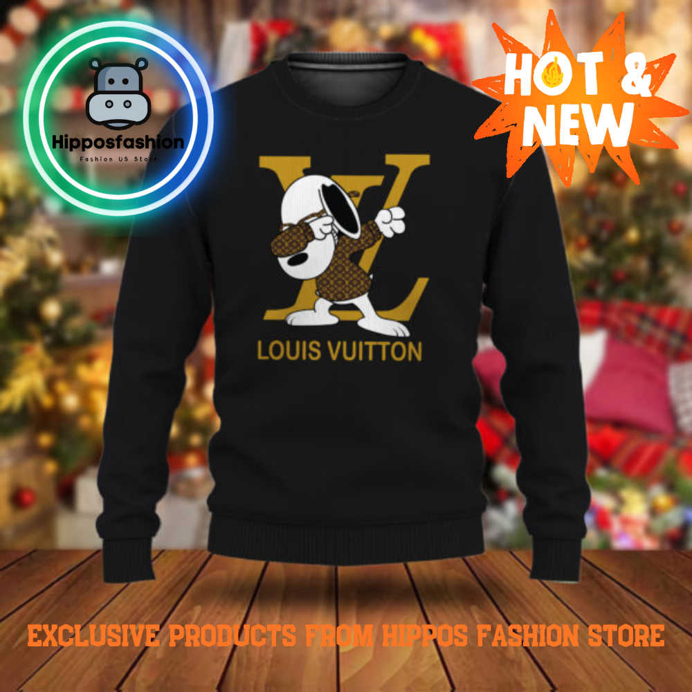 Louis Vuitton Scoopy Brand Luxury Ugly Christmas Sweater UHPAM.jpg