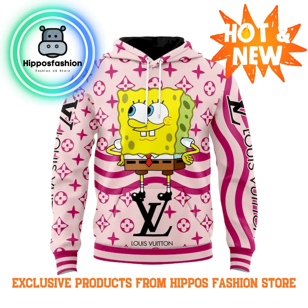Louis Vuitton Spongebob Squarepants Pinky Unisex Hoodie