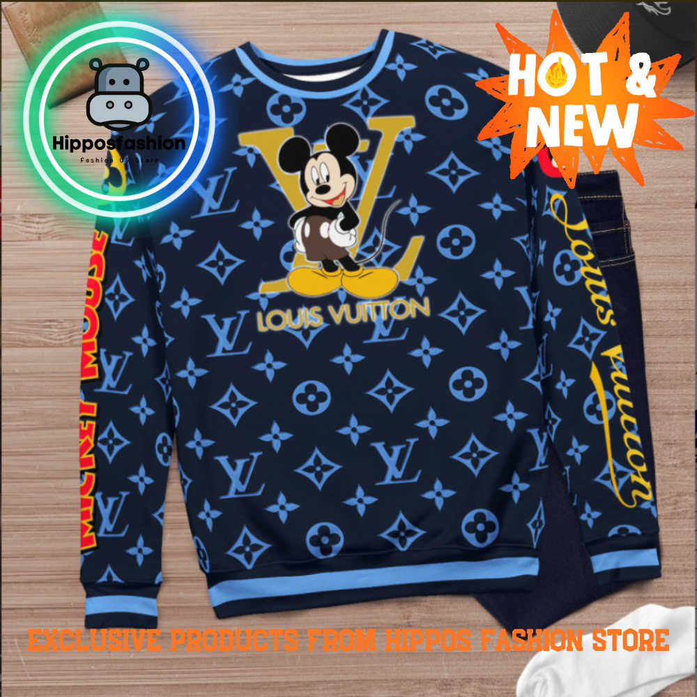 Louis Vuitton x Mickey Brand Luxury Ugly Christmas Sweater UbdUM.jpg