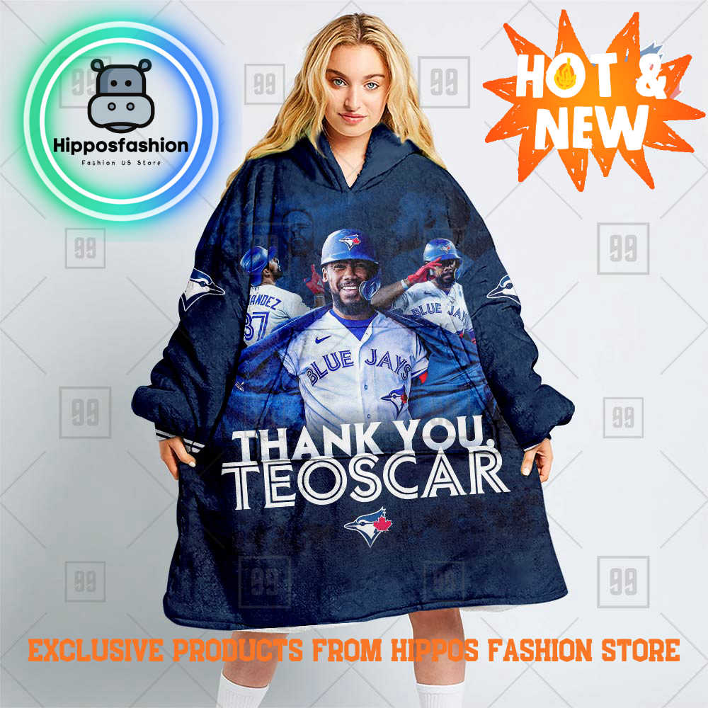 MLB Toronto Blue Jays Thank You Teoscar Hernandez Personalized Blanket Hoodie
