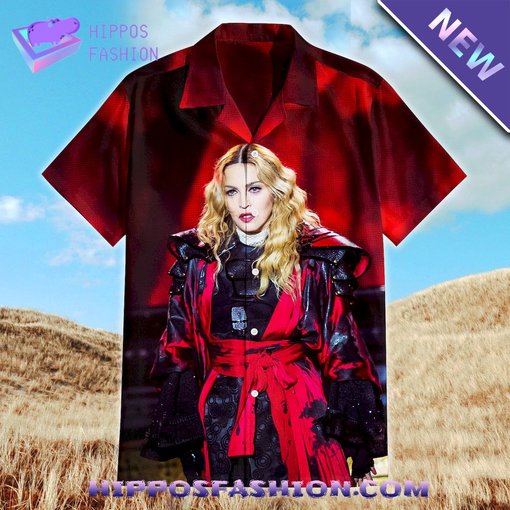 Madonna Hawaiian shirt 3D