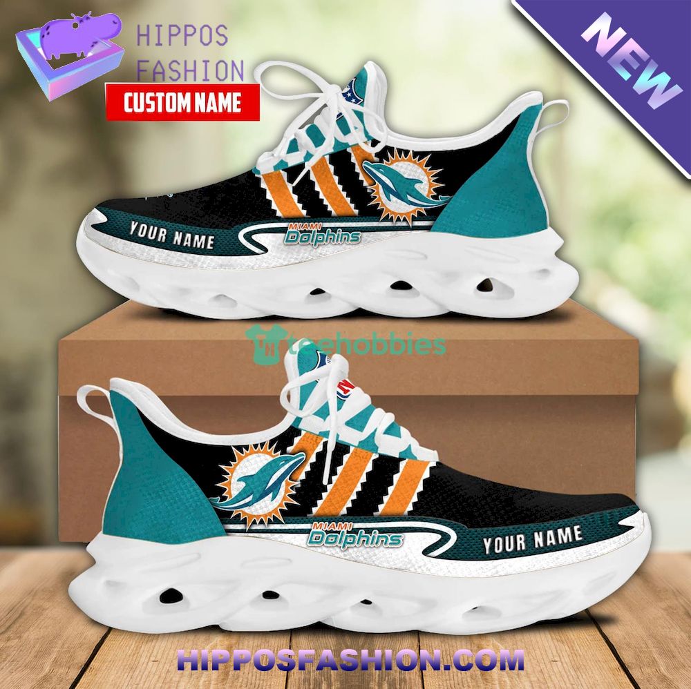 Miami Dolphins NFL Personalized Max Soul Shoes