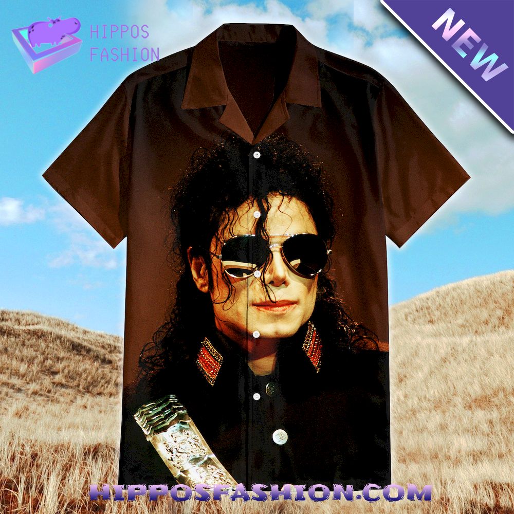 Michael Jackson Hawaiian shirt D