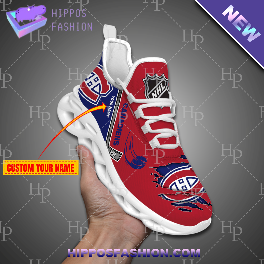 Montreal Canadiens NHL Personalized Max Soul Shoes