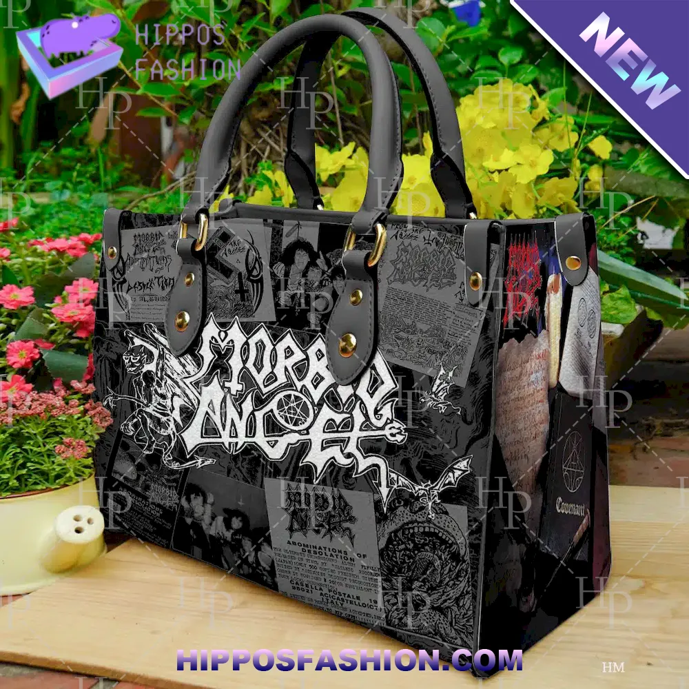Morbid Angel Leather Handbag