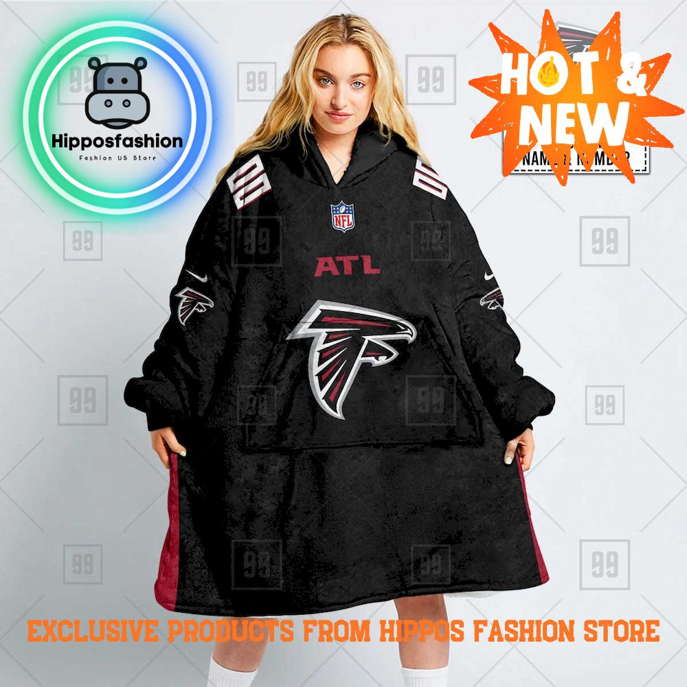 NFL Atlanta Falcons Personalized Hoodie Blanket
