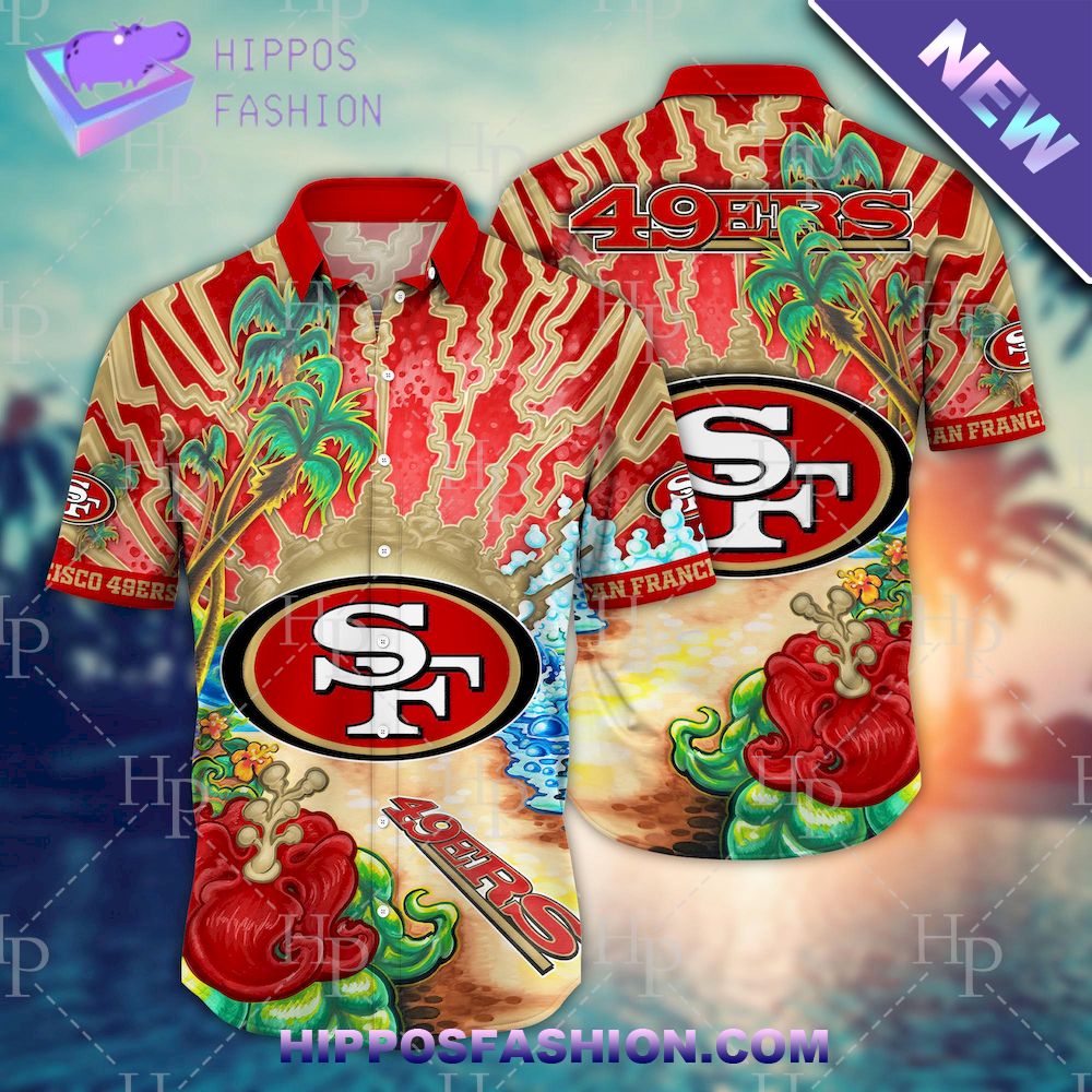 NFL San Francisco 49ers Flower Hawaiian Shirt