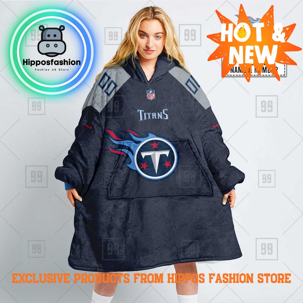 NFL Tennessee Titans Personalized Hoodie Blanket
