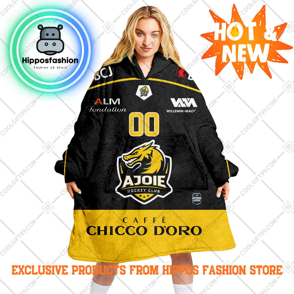 NL Hockey Hc Ajoie Home Style Personalized Blanket Hoodie