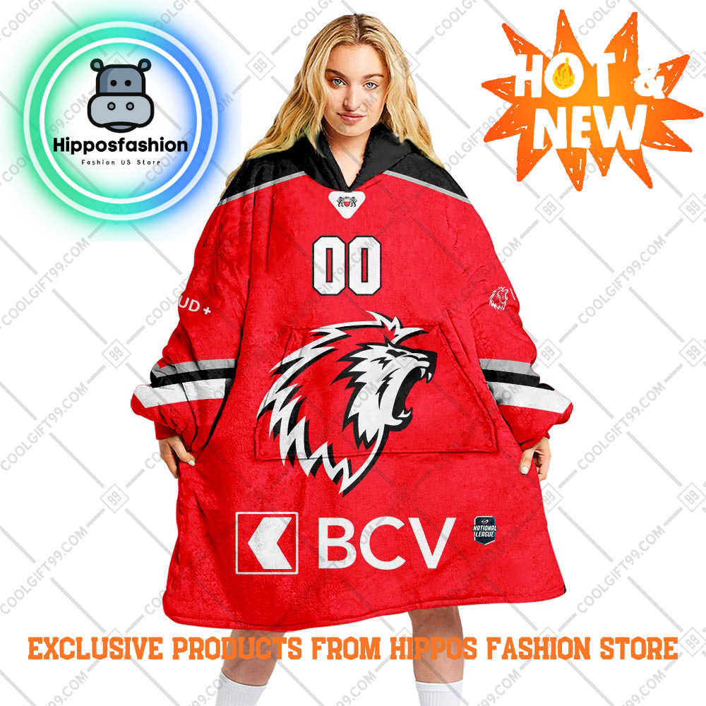 NL Hockey Lausanne Hc Home Style Personalized Blanket Hoodie