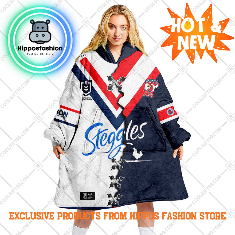 NRL Sydney Roosters Personalized Blanket Hoodie Javt.jpg