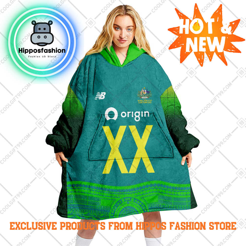 Netball Nz Silver Ferns World Cup Style Personalized Blanket Hoodie