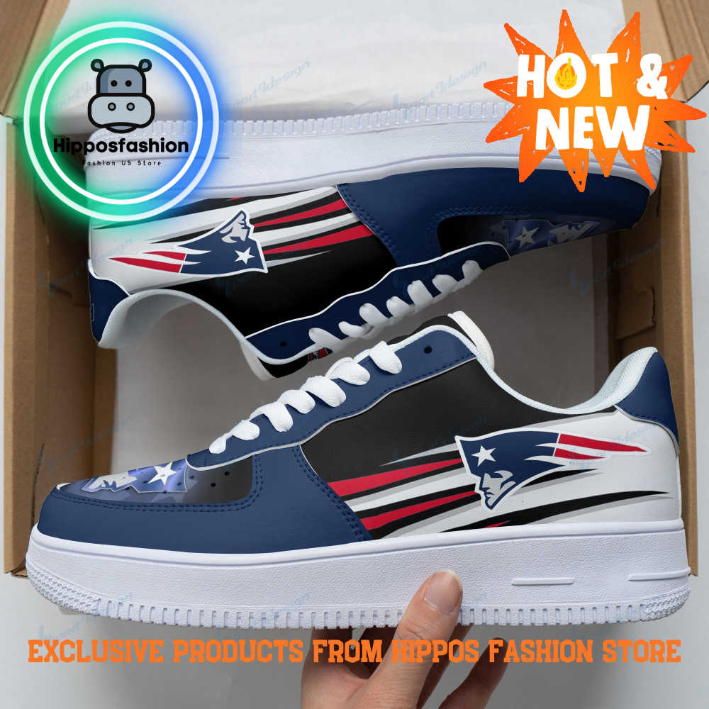 New England Patriots Blue Air Force 1 Sneakers