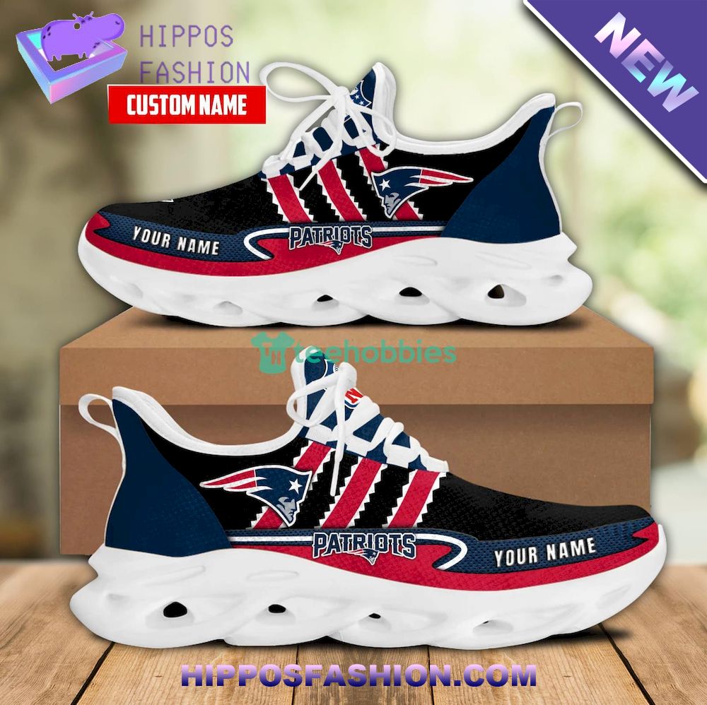 New England Patriots NFL Personalized Max Soul Shoes