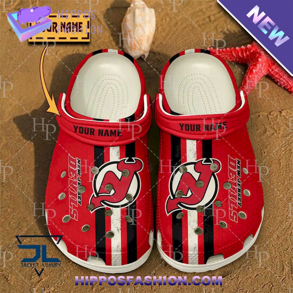 New Jersey Devils Crocband Crocs Shoes