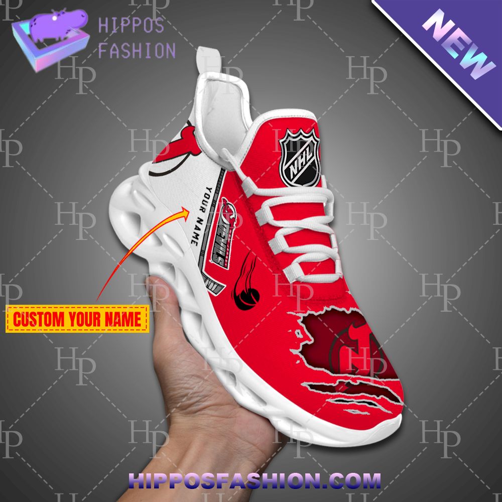 New Jersey Devils NHL Personalized Max Soul Shoes