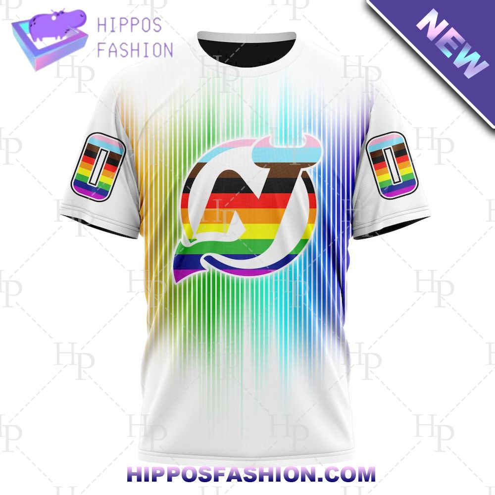 New Jersey Devils NHL Special For Pride Month Personalized Tshirt
