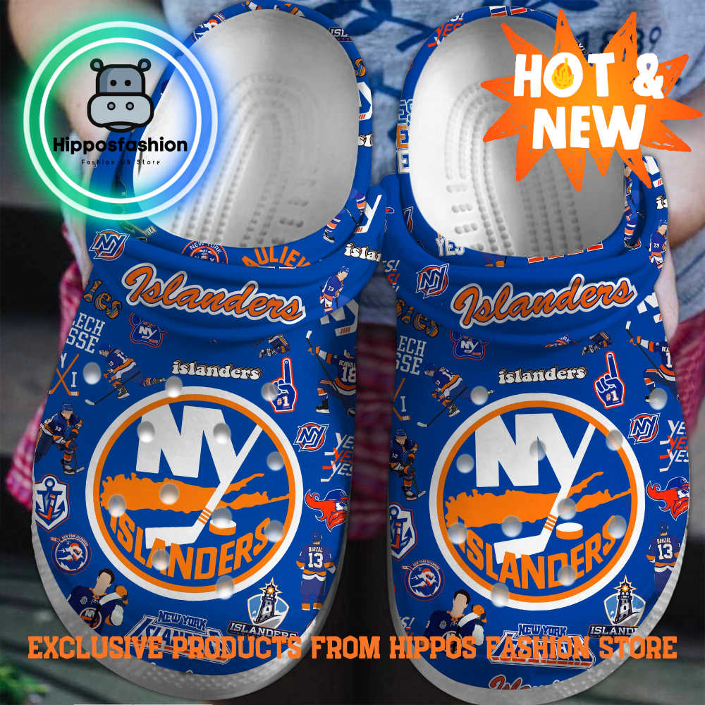 New York Islanders Hockey NHL Sport Crocs Shoes EbuIh.jpg