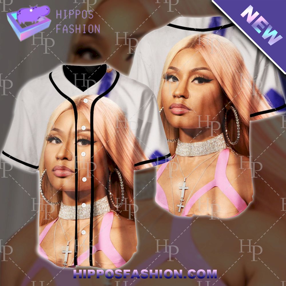 Nicki Minaj Custom Baseball Jersey