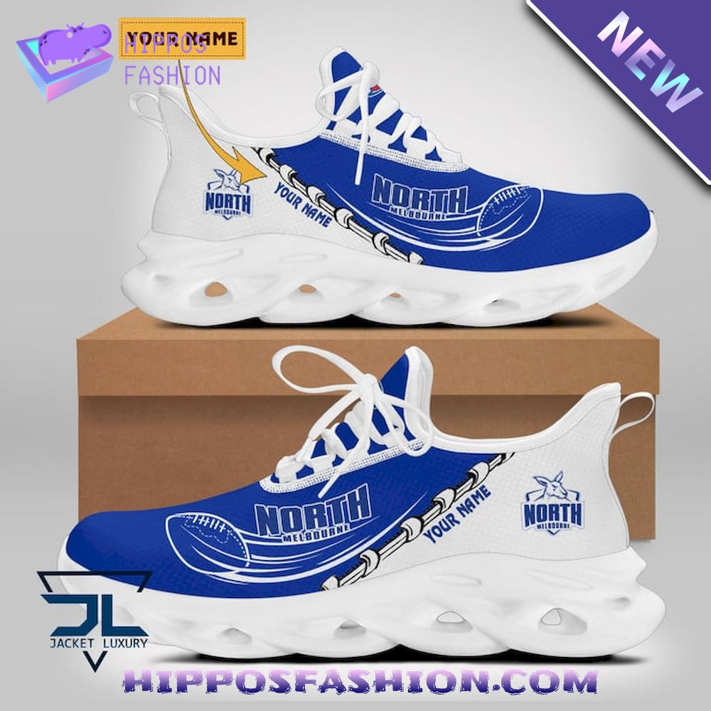 North Melbourne Football Club AFL Personalized Max Soul Shoes