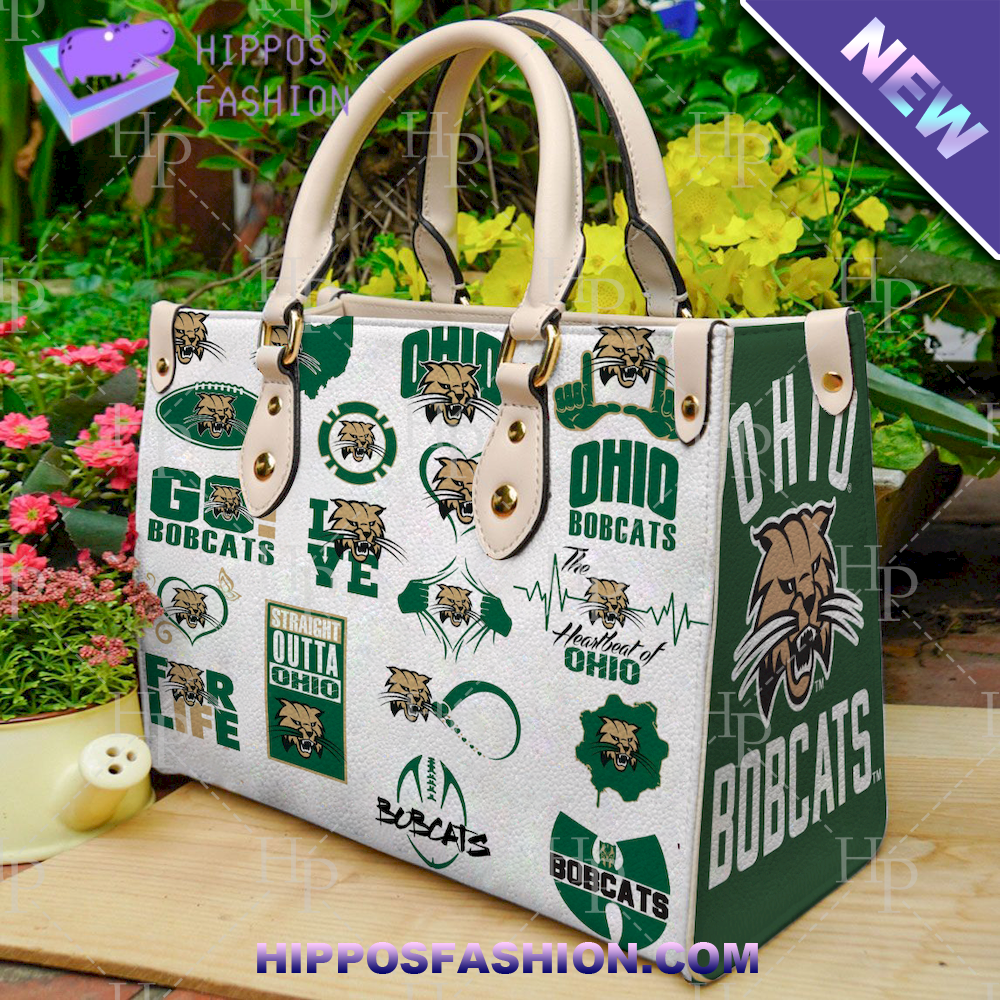 Ohio Bobcats Leather Handbag