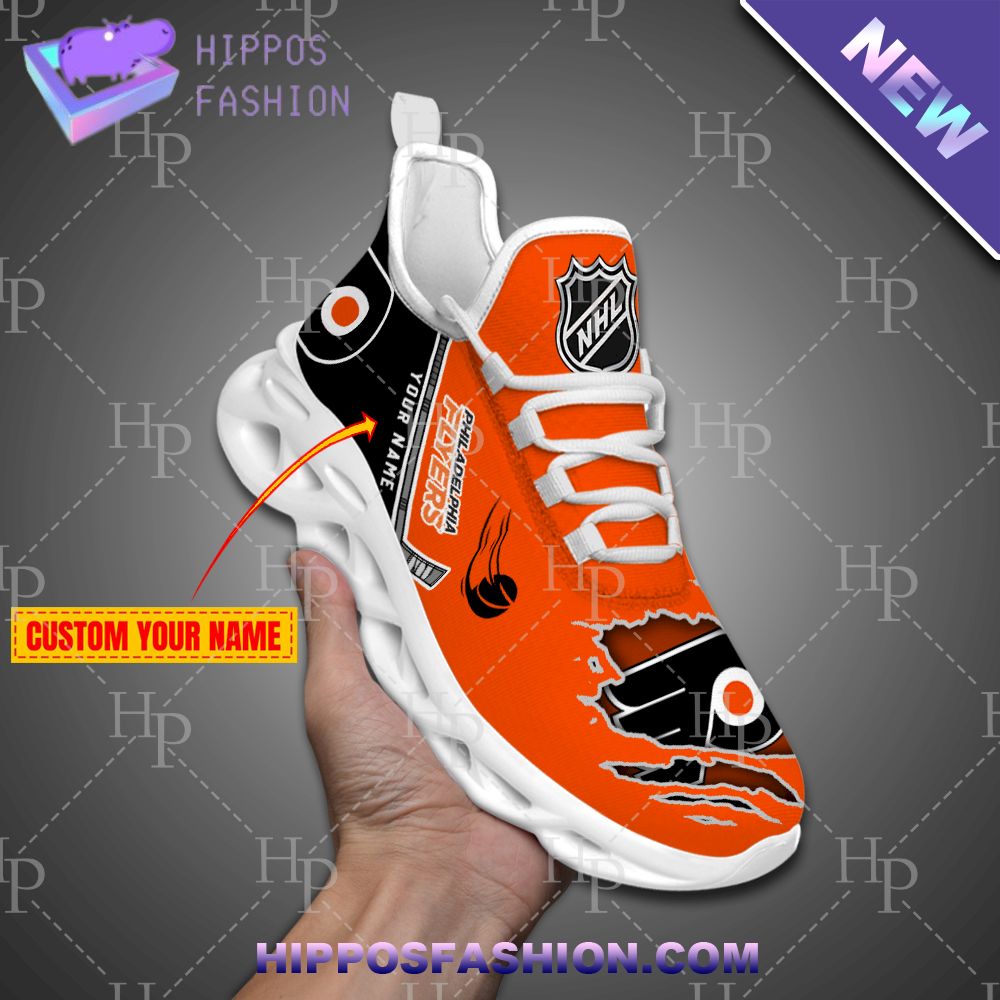Philadelphia Flyers NHL Personalized Max Soul Shoes