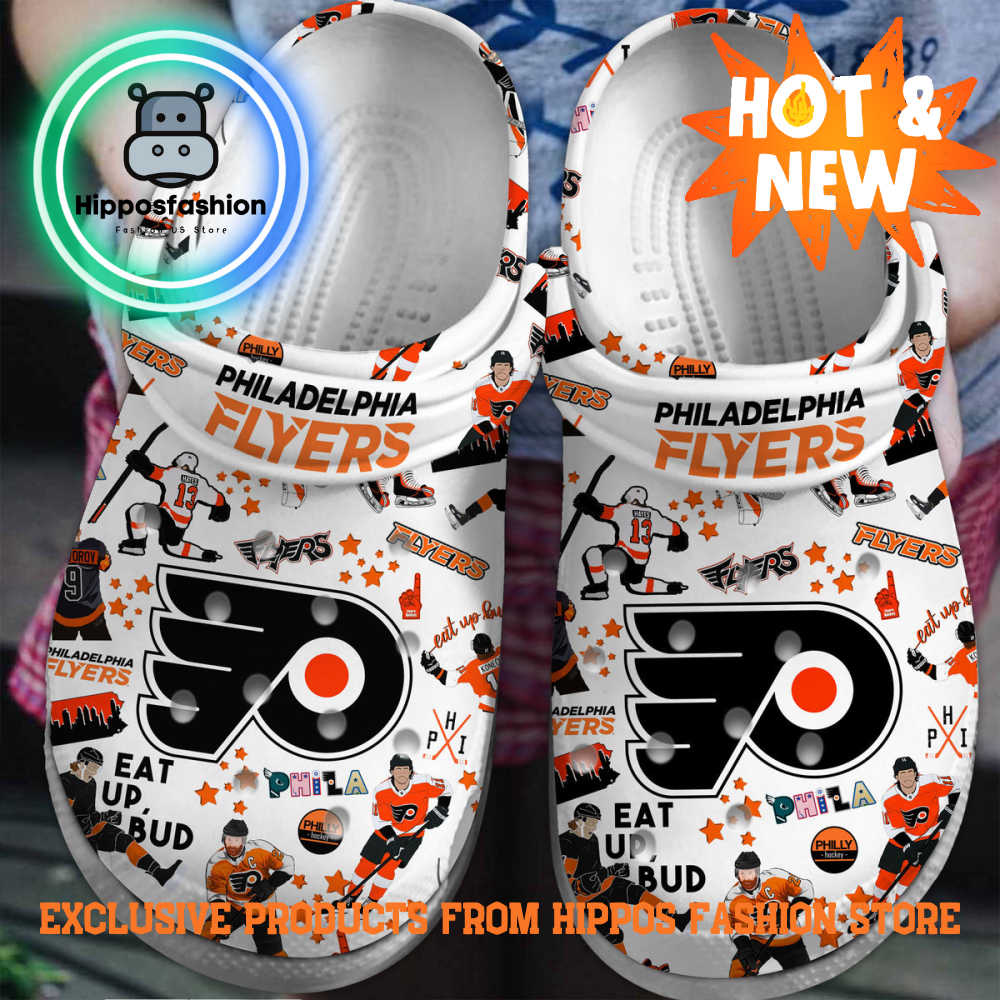 Philadelphia Flyers NHL Player Relations Personalized Crocs Shoes