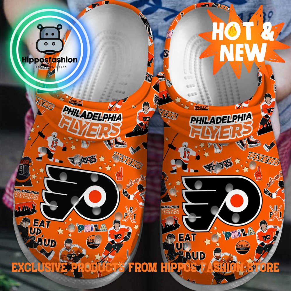 Philadelphia Flyers NHL Sport Personalized Crocs Shoes lVBZC.jpg