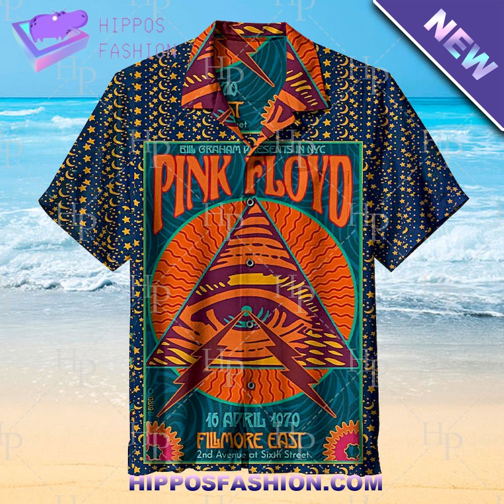 Pink Floyd Concert Nyc Filmore East Hawaiian Shirt