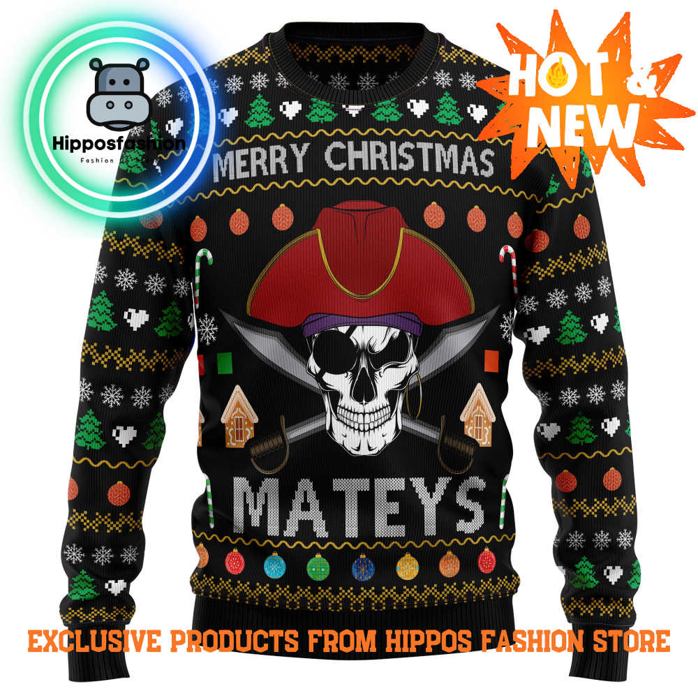 Pirate Skull Ugly Ugly Christmas Sweater