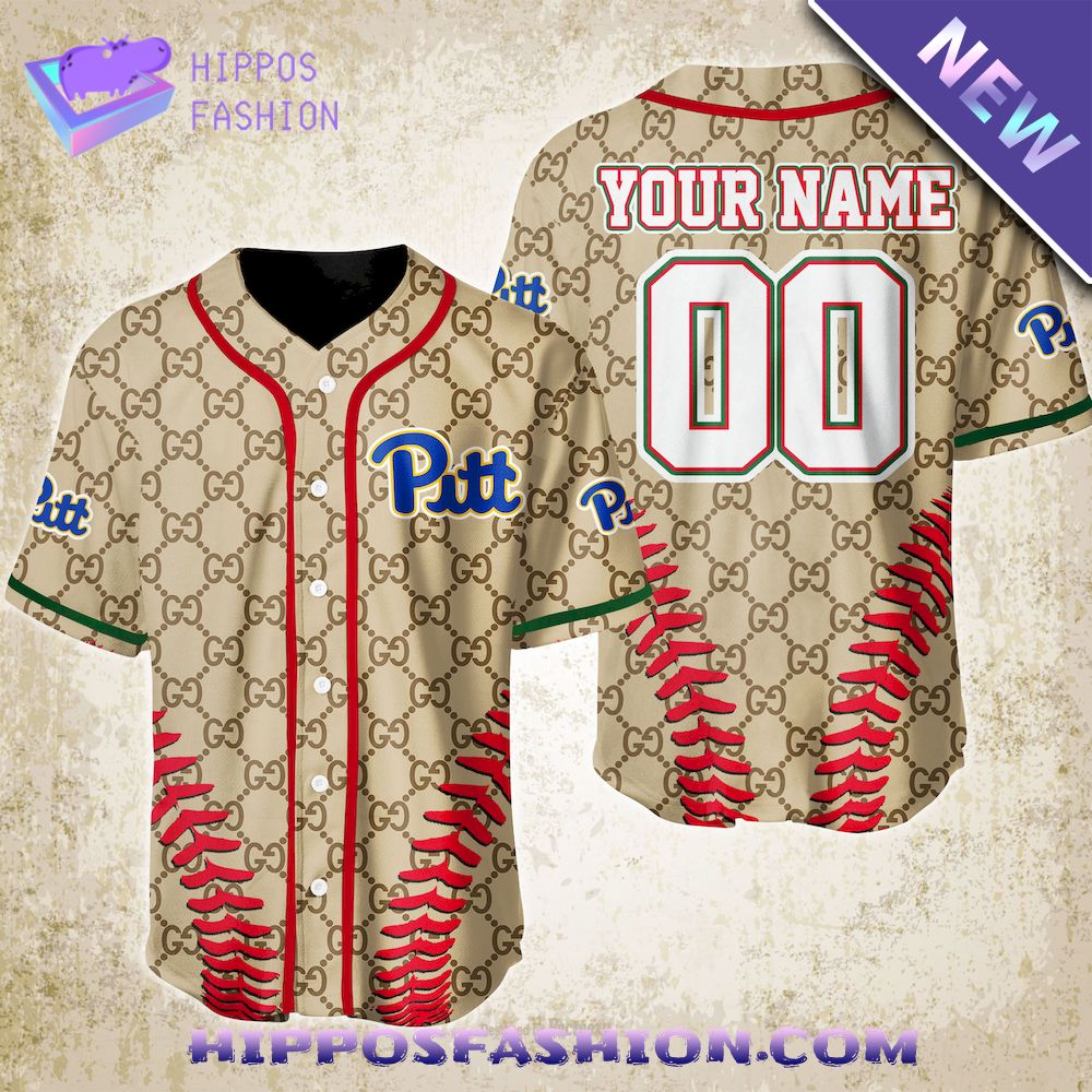 Pittsburgh Panthers Gucci Personalized Baseball Jersey