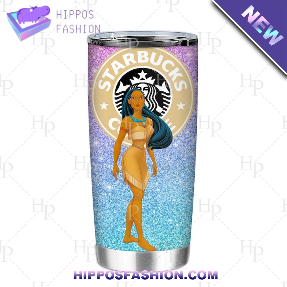Pocahontas Princesses Starbucks Coffee Disney Tumbler