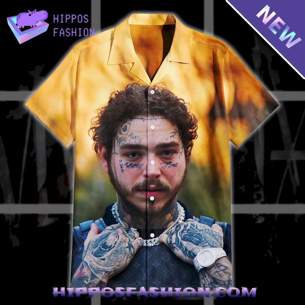 Post Malone Hawaiian shirt 3D