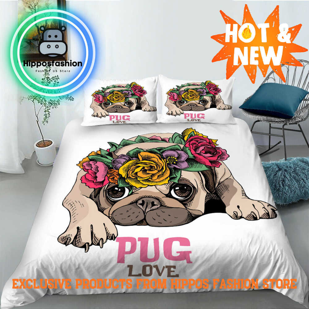 Pug Lover Bedding Set BNXtj.jpg