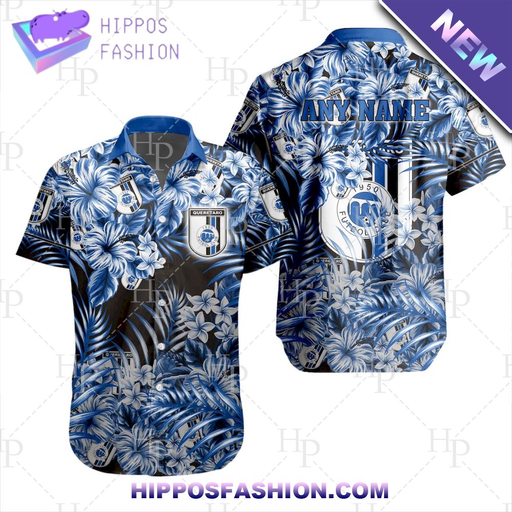 Queretaro FC Personalized Liga MX Aloha Hawaiian Shirt