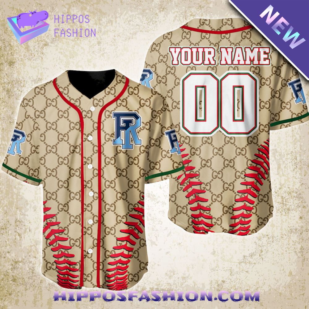 Rhode Island Rams Gucci Personalized Baseball Jersey