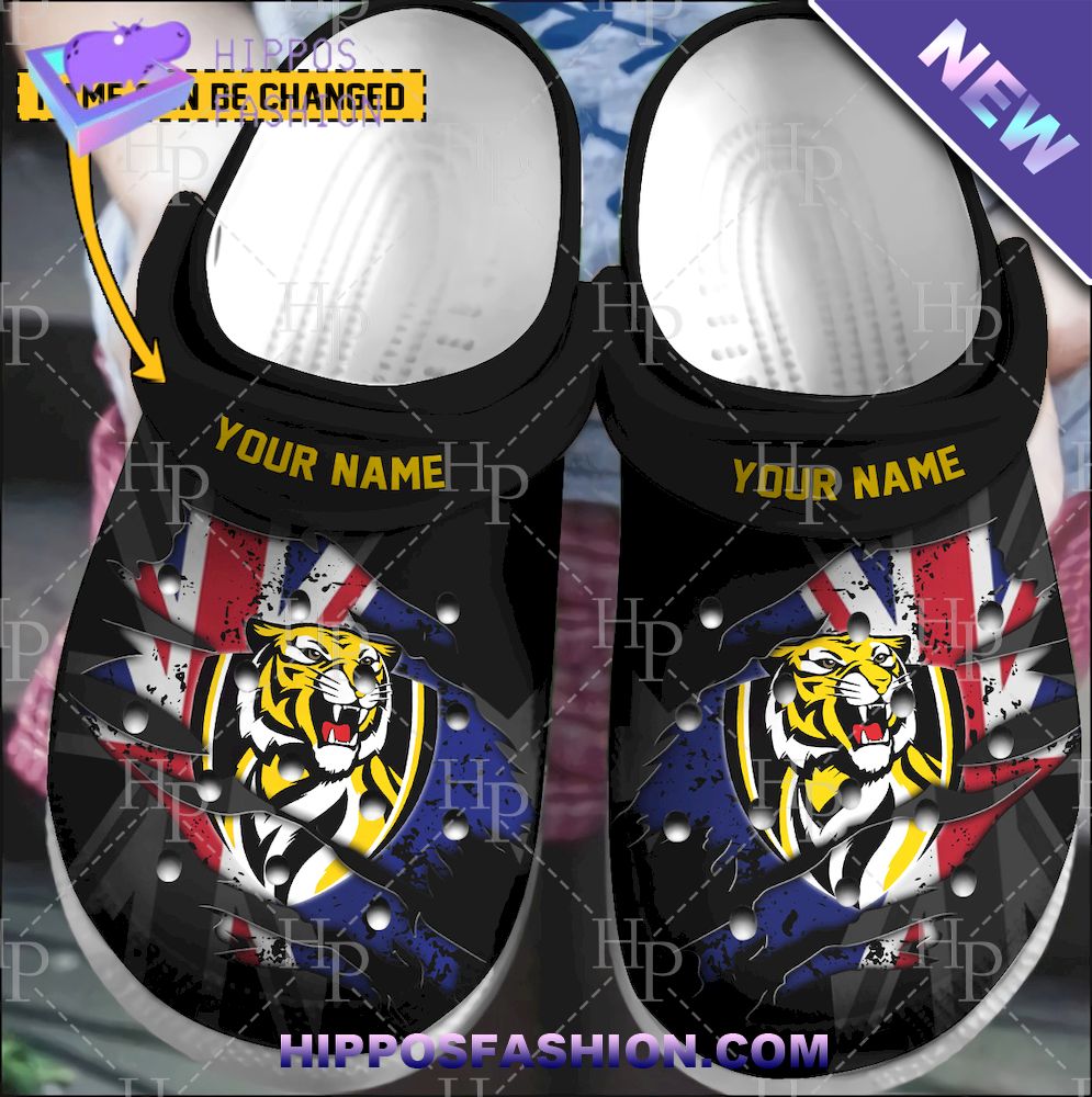 Richmond Tigers AFL Personalized Crocs