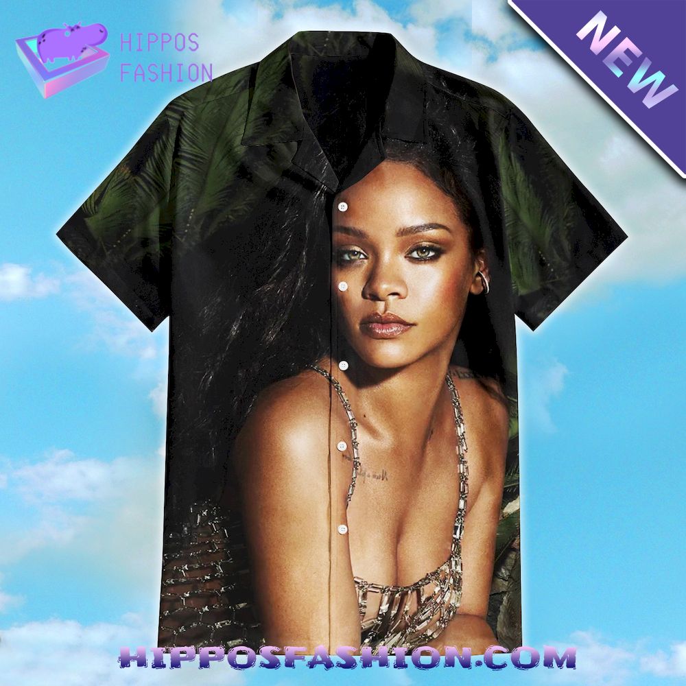 Rihanna Hawaiian shirt 3D