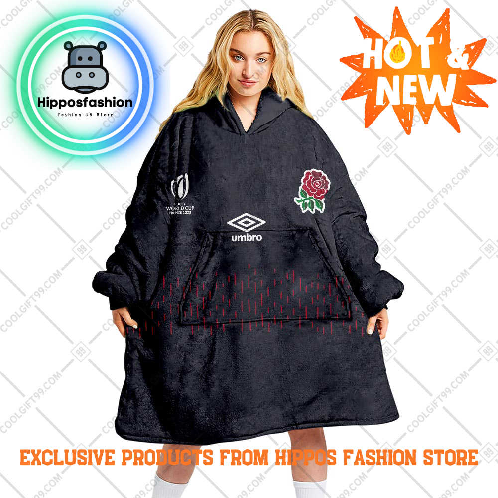 Rugby World Cup England Rugby Alt Style Personalized Blanket Hoodie