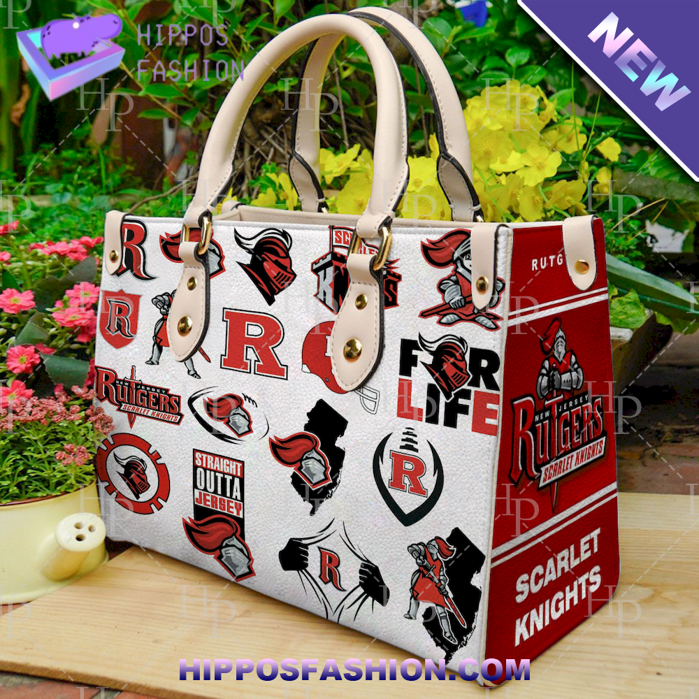Rutgers Scarlet Knights Special Leather Handbag