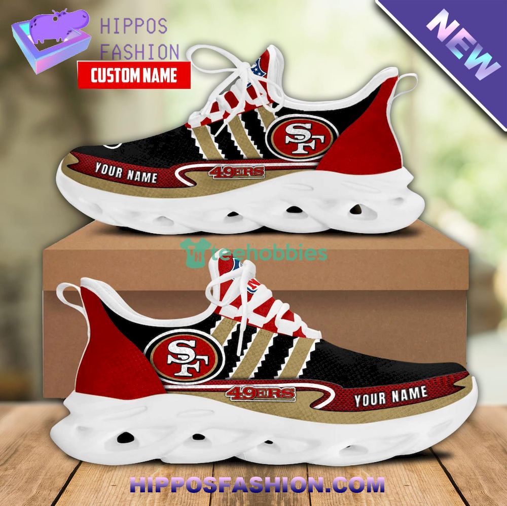 San Francisco 49Ers NFL Personalized Max Soul Shoes