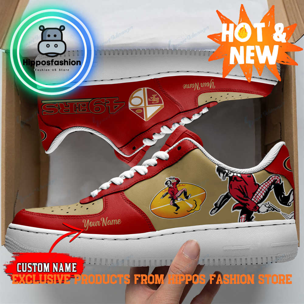 San Francisco 49Ers Personalized Air Force 1 Sneakers