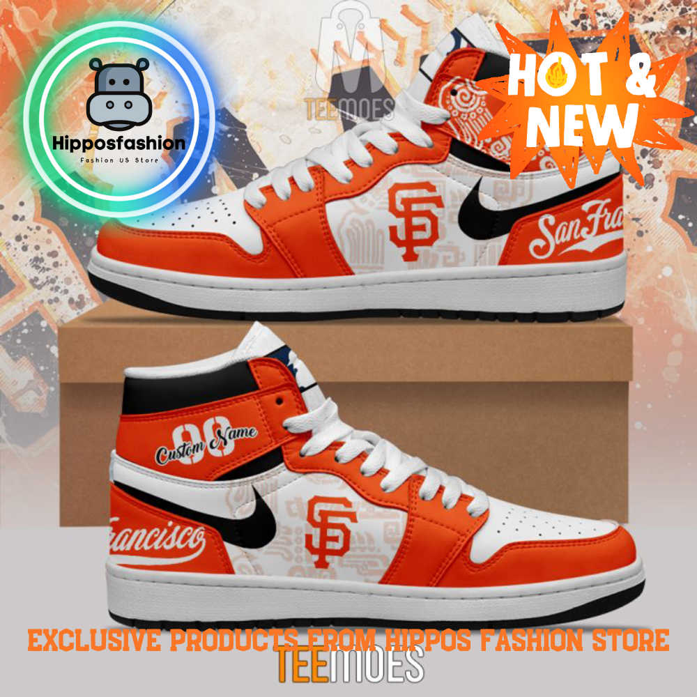 San Francisco Giants MLB Customized Air Jordan Sneakers Shoes AvdO.jpg