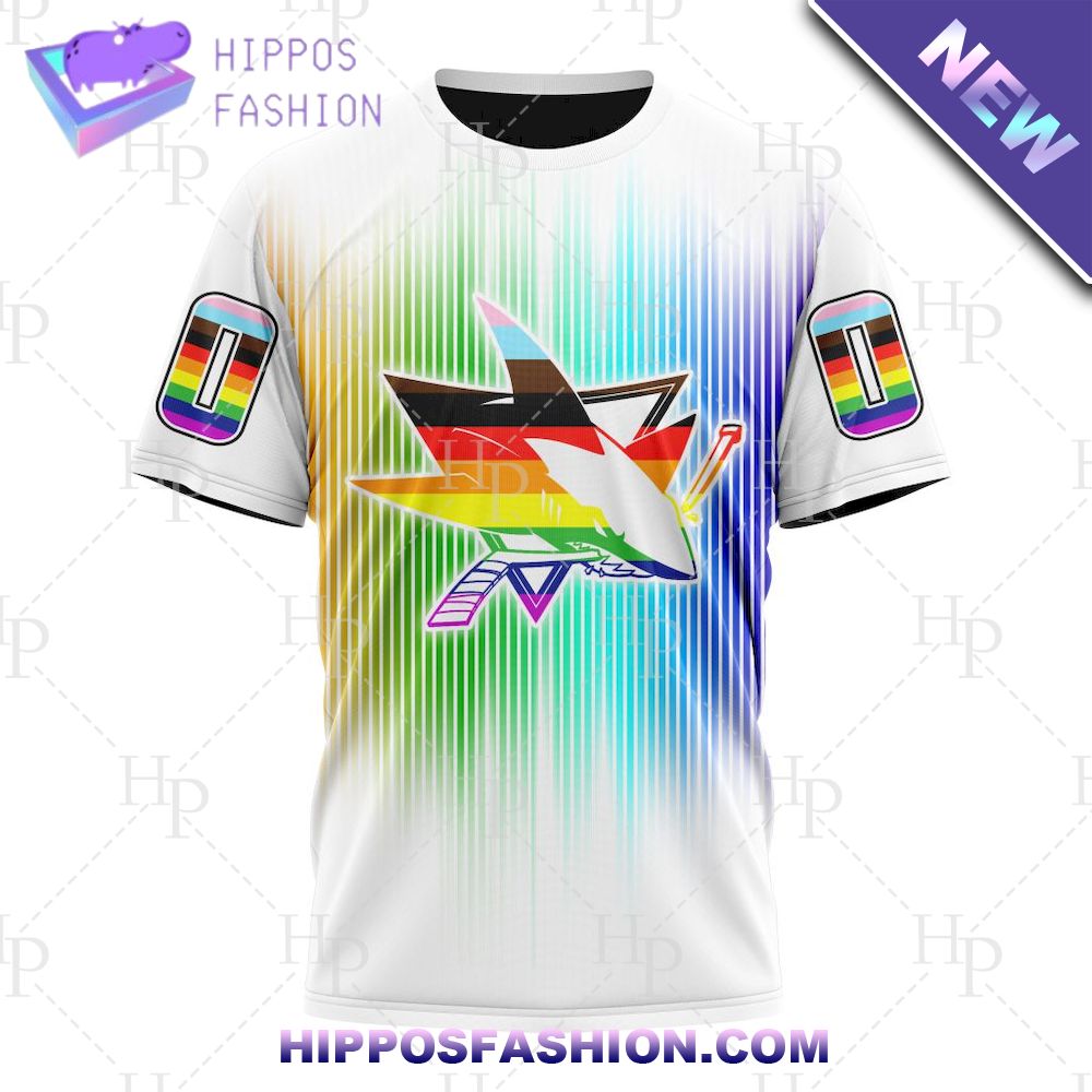 San Jose Sharks NHL Special For Pride Month Personalized Tshirt